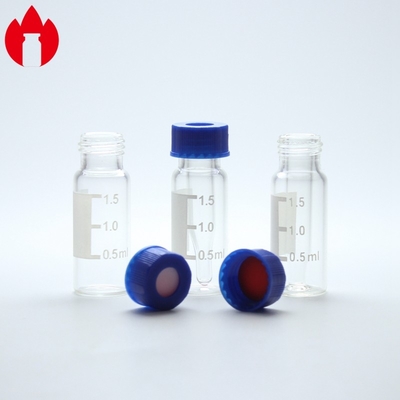 HPLC 1.5ml Schraubverschluss- Phiolen schrauben Mund-Borosilicat-Glas